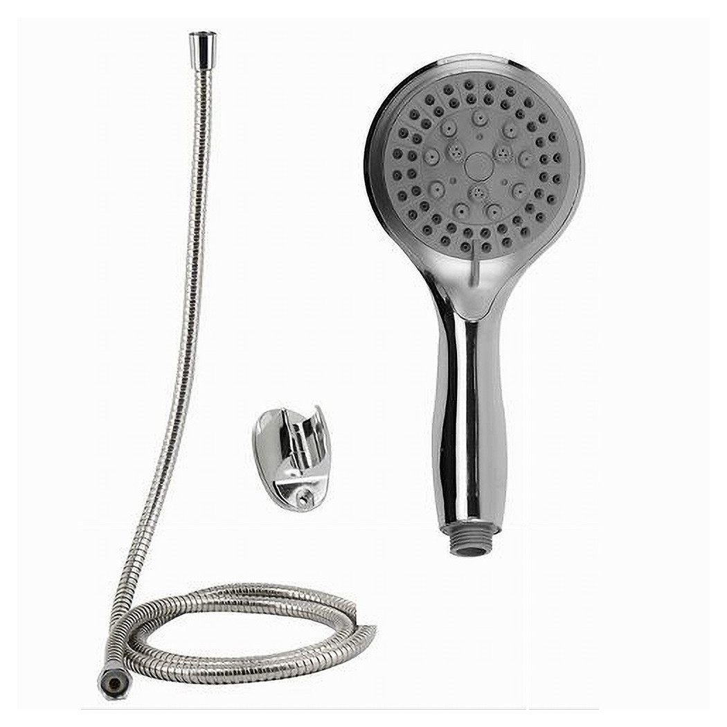 foto del prodotto trade shop kit doccetta multigetto doccino soffione doccia bagno laccio 1,8 mt staffa 69326 