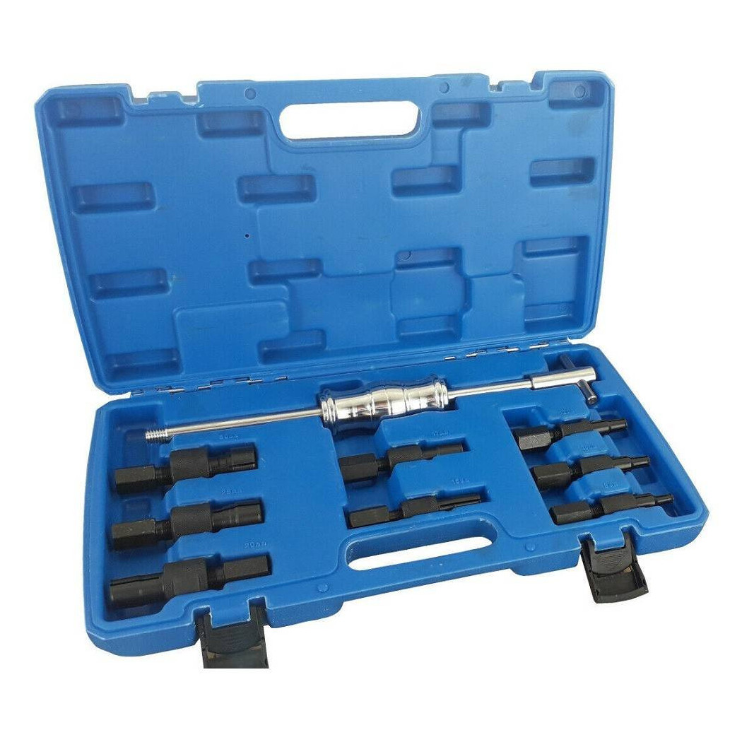 foto del prodotto trade shop kit estrattore per cuscinetti interni martello scorrevole 9 pezzi 