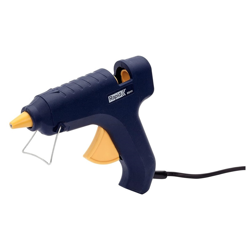 foto del prodotto trade shop kit incollatrice eg111 500g di colla stick 12mm 25 w 120 240 v protezione ugello 
