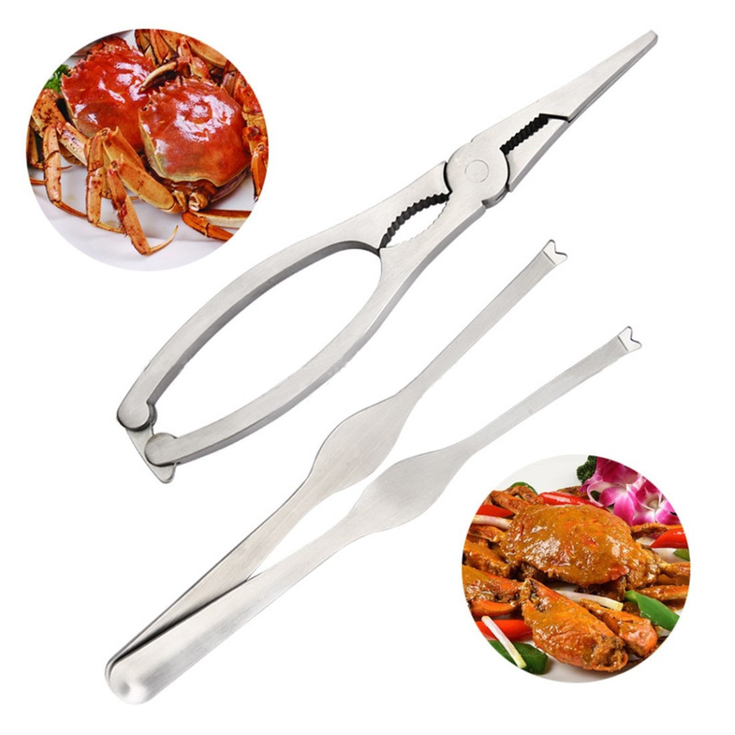 foto del prodotto trade shop kit per crostacei pinza scavino apri aragosta granchio astice cucina casa 
