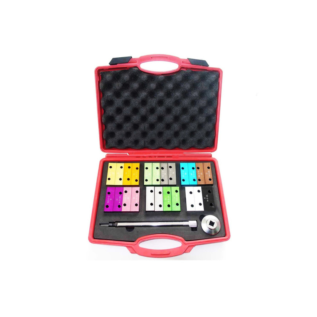 foto del prodotto trade shop kit regolazione messa in fase motori albero a camme 25 pz cinghia distribuzione 