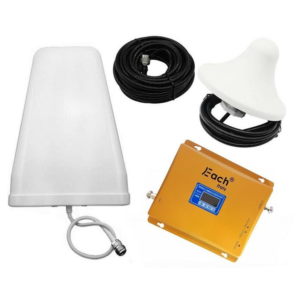 foto del prodotto trade shop kit ripetitore amplificatore booster segnale antenna gsm dcs 4g universale 