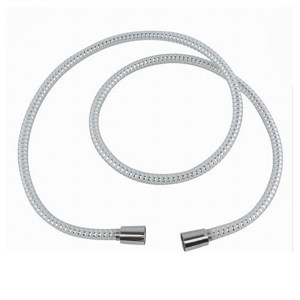 foto del prodotto trade shop laccio tubo flessibile doccia biflex cromo bianco universale lunghezza 2mt 87304 