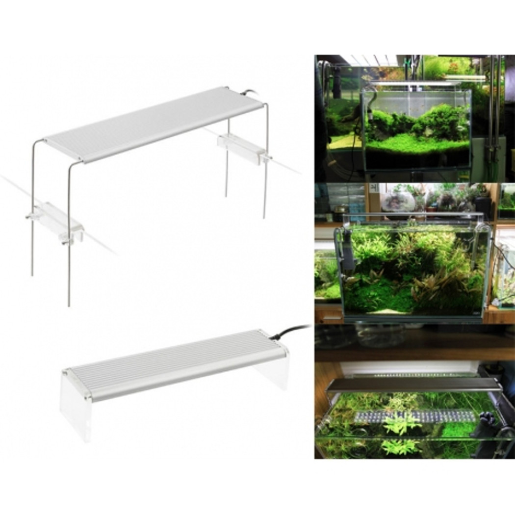 foto del prodotto trade shop lampada 48w luce plafoniera allungabile estendibile acquario regolabile 120 150 