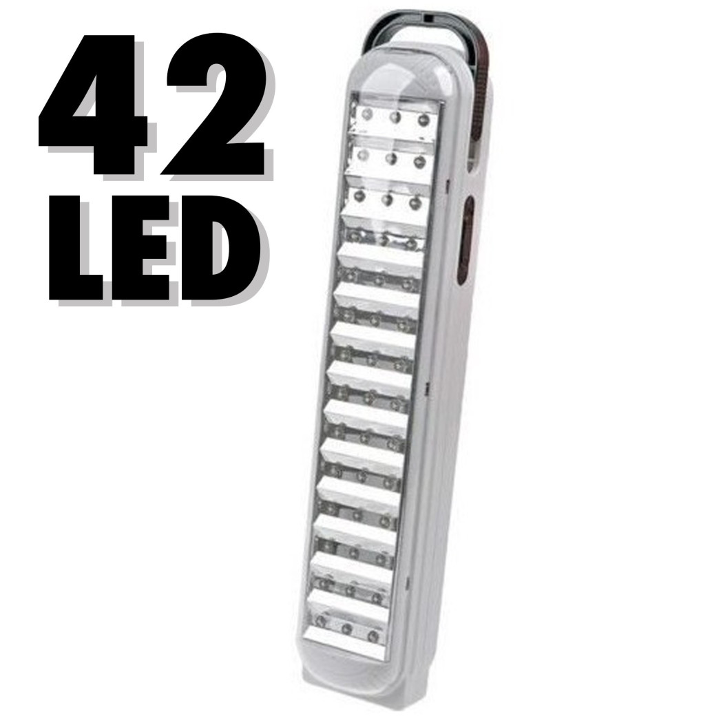 foto del prodotto trade shop lampada a led emergenza ricaricabile luce bianca portatile automatica 714 lavoro 