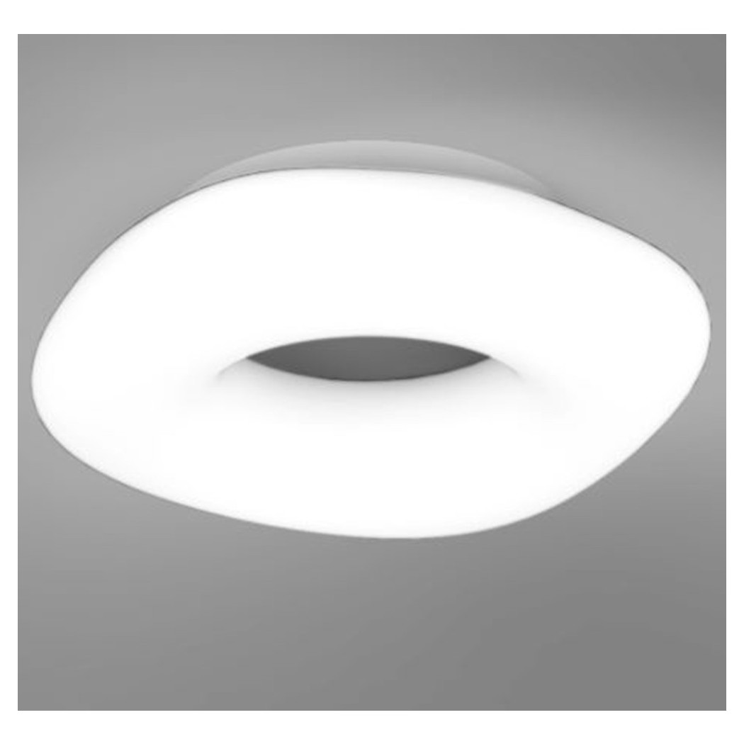 foto del prodotto trade shop lampada a soffitto tondo ad anello plafoniera design moderno lampadario decorativo 
