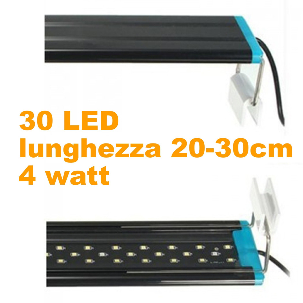 foto del prodotto trade shop lampada d53 luce plafoniera allungabile estendibile led per acquari acquario bordo vasca regolab 