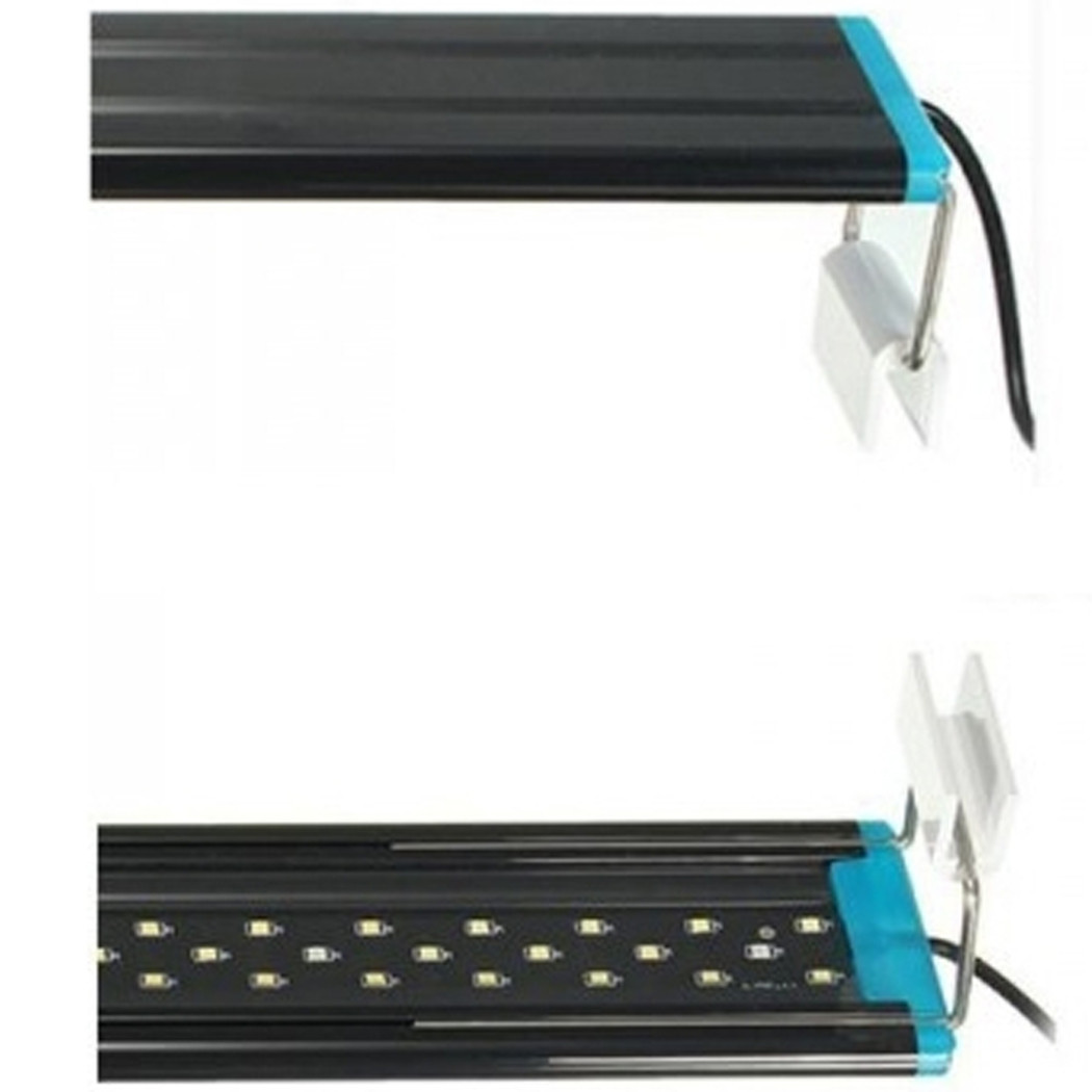 foto del prodotto trade shop lampada d93 luce plafoniera estendibile led per acquario bordo vasca regolabile 
