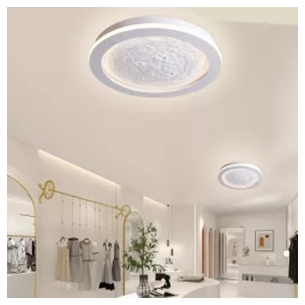 foto del prodotto trade shop lampada da soffitto plafoniera led 37 w cct 3 colorazioni di luce bianco c56 b3c 