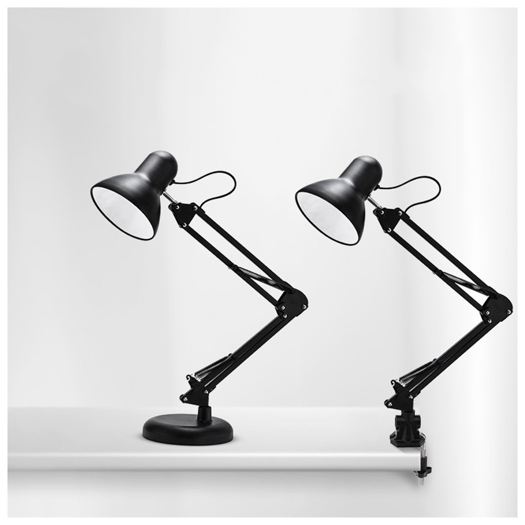 foto del prodotto trade shop lampada da tavolo con morsetto orientabile x estetista snodabile e27 colori 60w 