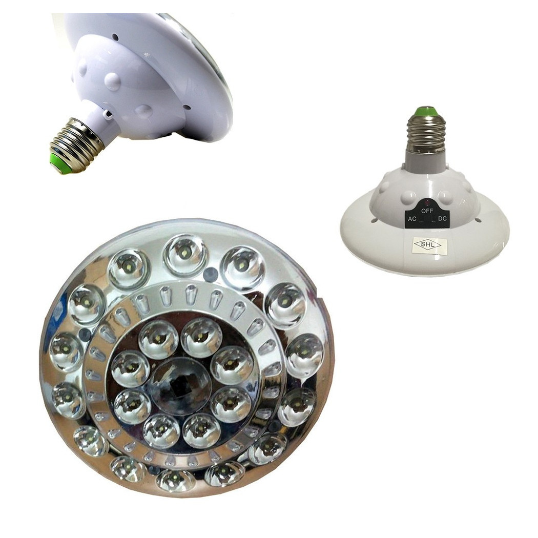 foto del prodotto trade shop lampada di emergenza alta luminosit a 22 led presa elettrica e27 jl678 2 
