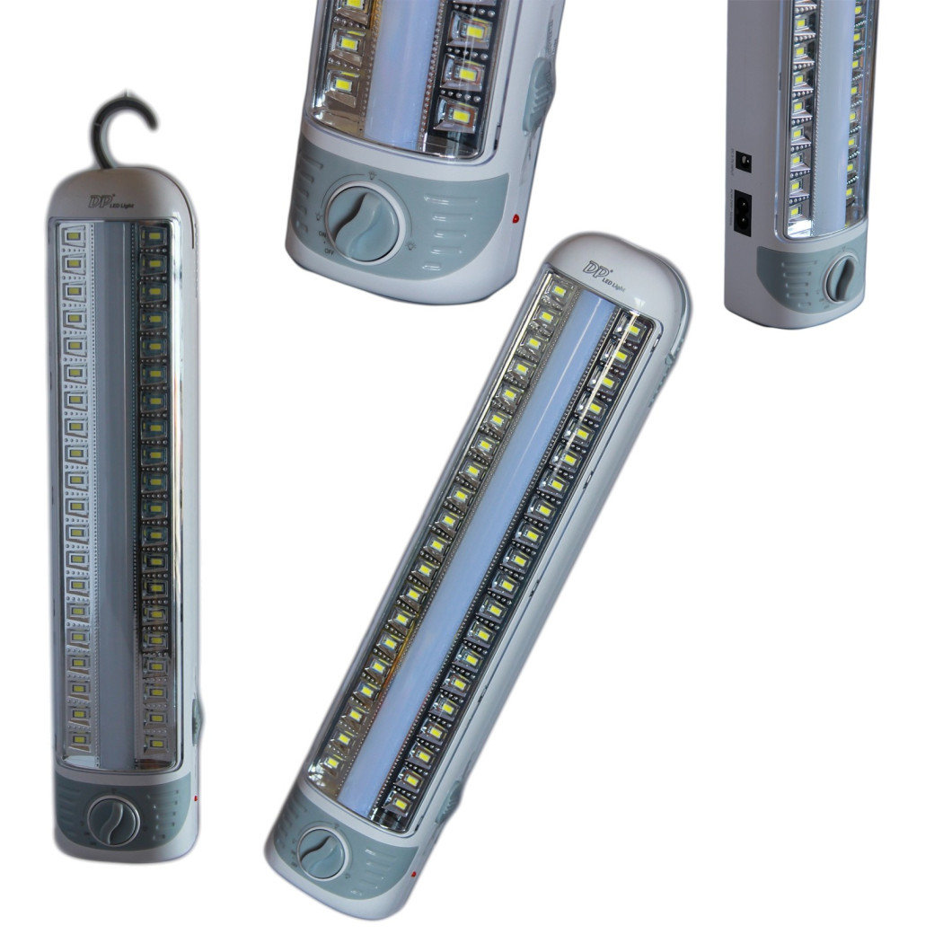 foto del prodotto trade shop lampada emergenza 40 led smd con neon ricaricabile per casa auto camper 7111 
