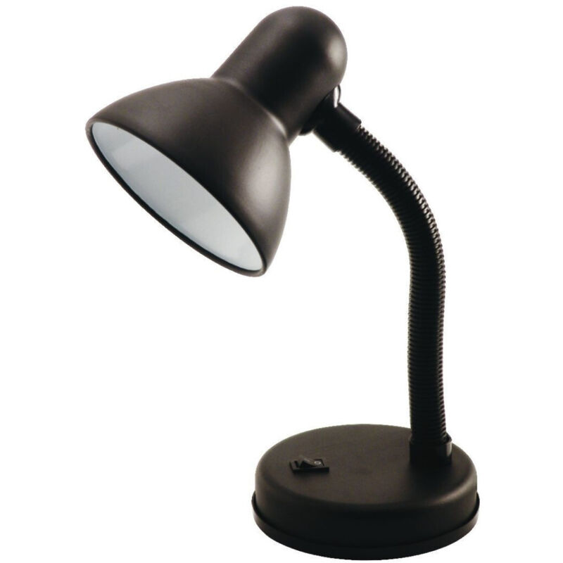 foto del prodotto trade shop lampada estetista snodabile orientabile e27 con base per scrivania tavolo 203b 