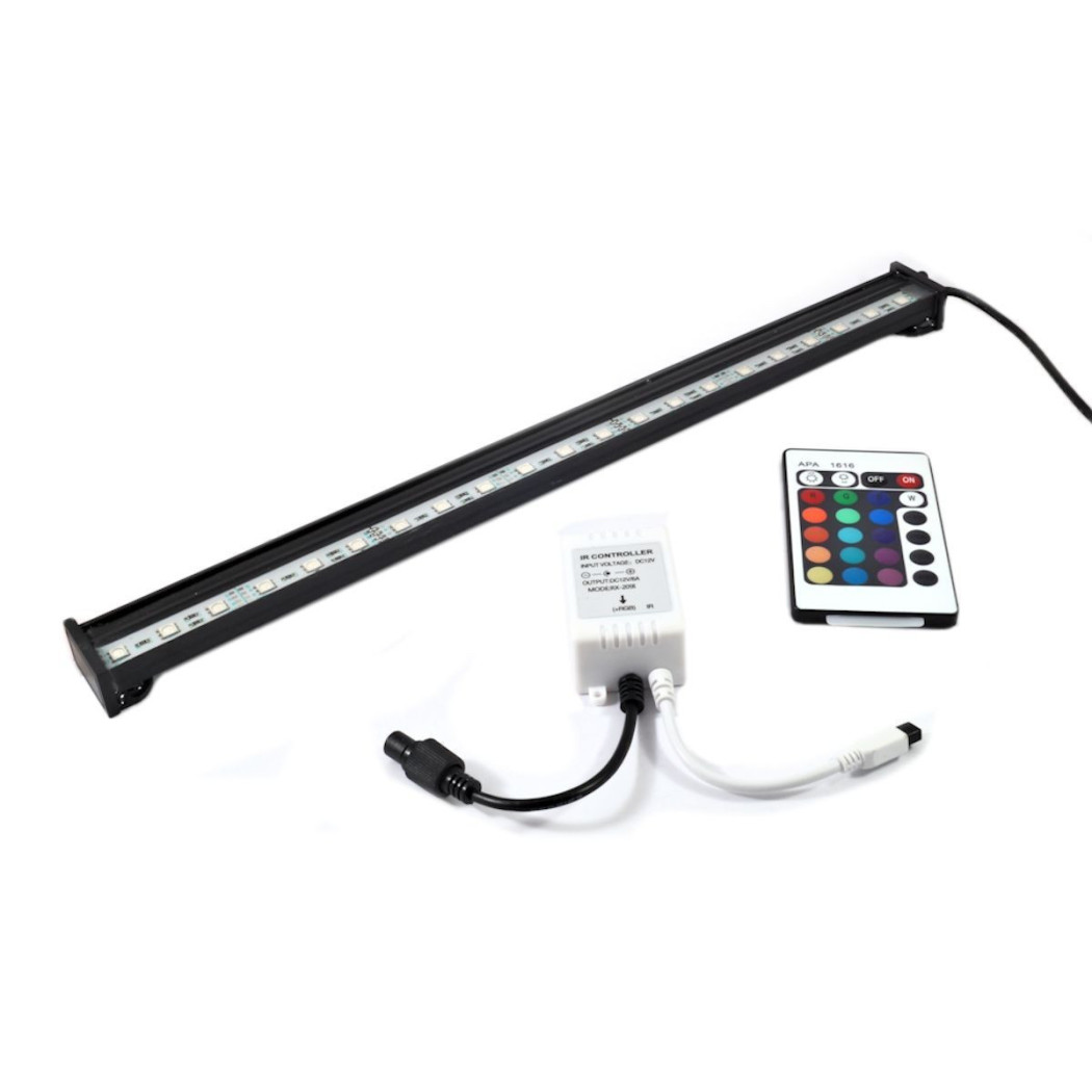 foto del prodotto trade shop lampada immersione led per acquario tubo led t4 dee luce pesci bianca rgb blu rgb 30 cm 