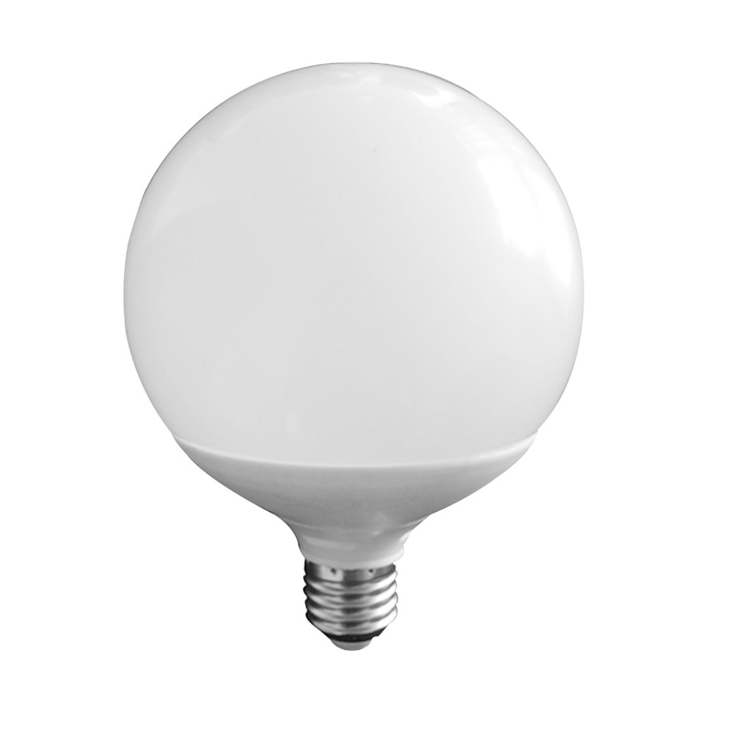 foto del prodotto trade shop lampada lampadina led globo sfera bulbo luce bianca fredda naturale calda e27 w bianco naturale 15 watt globo 