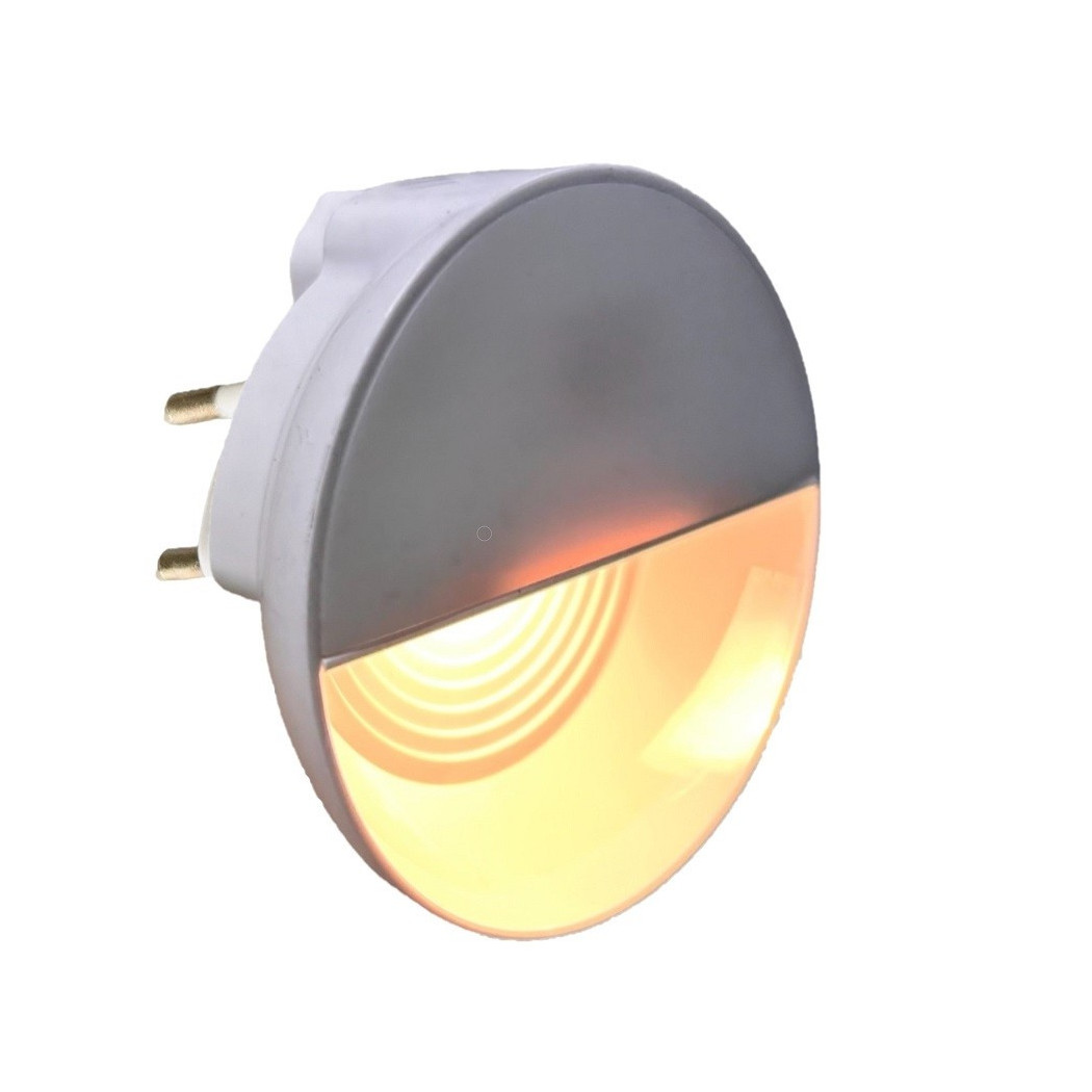 foto del prodotto trade shop lampada led con spina luce notturna segnapasso sensore movimento 0.4w xggyd 002 bianco caldo 