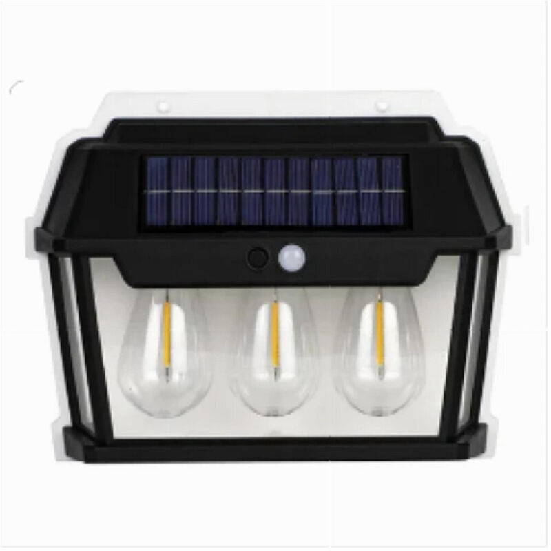 foto del prodotto trade shop lampada luce faretto solare faro esterno sensore movimento luce calda 38 watt 