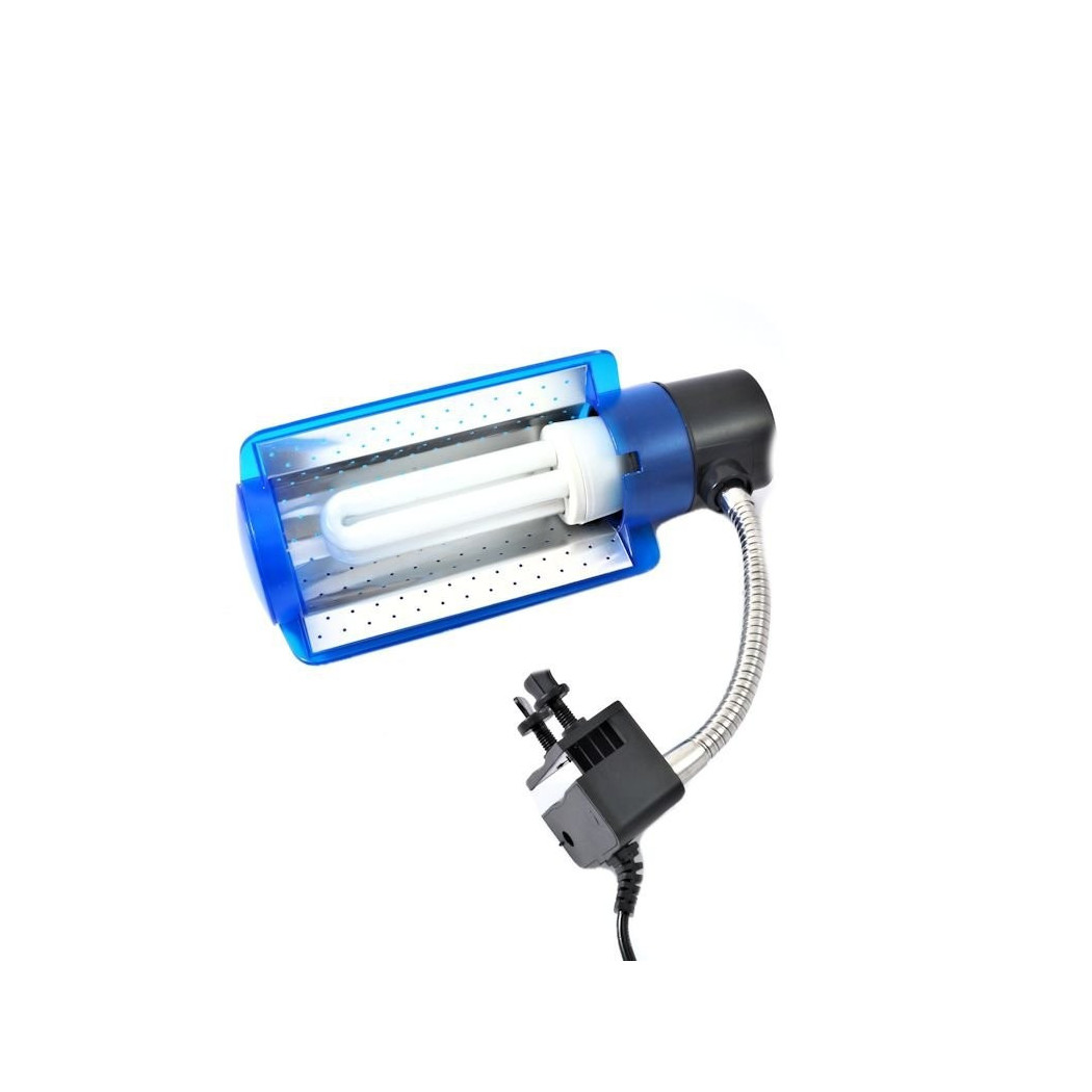 foto del prodotto trade shop lampada plafoniera 2u flessibile per acquario a bordo vasca luce 13w watt xl 13w 