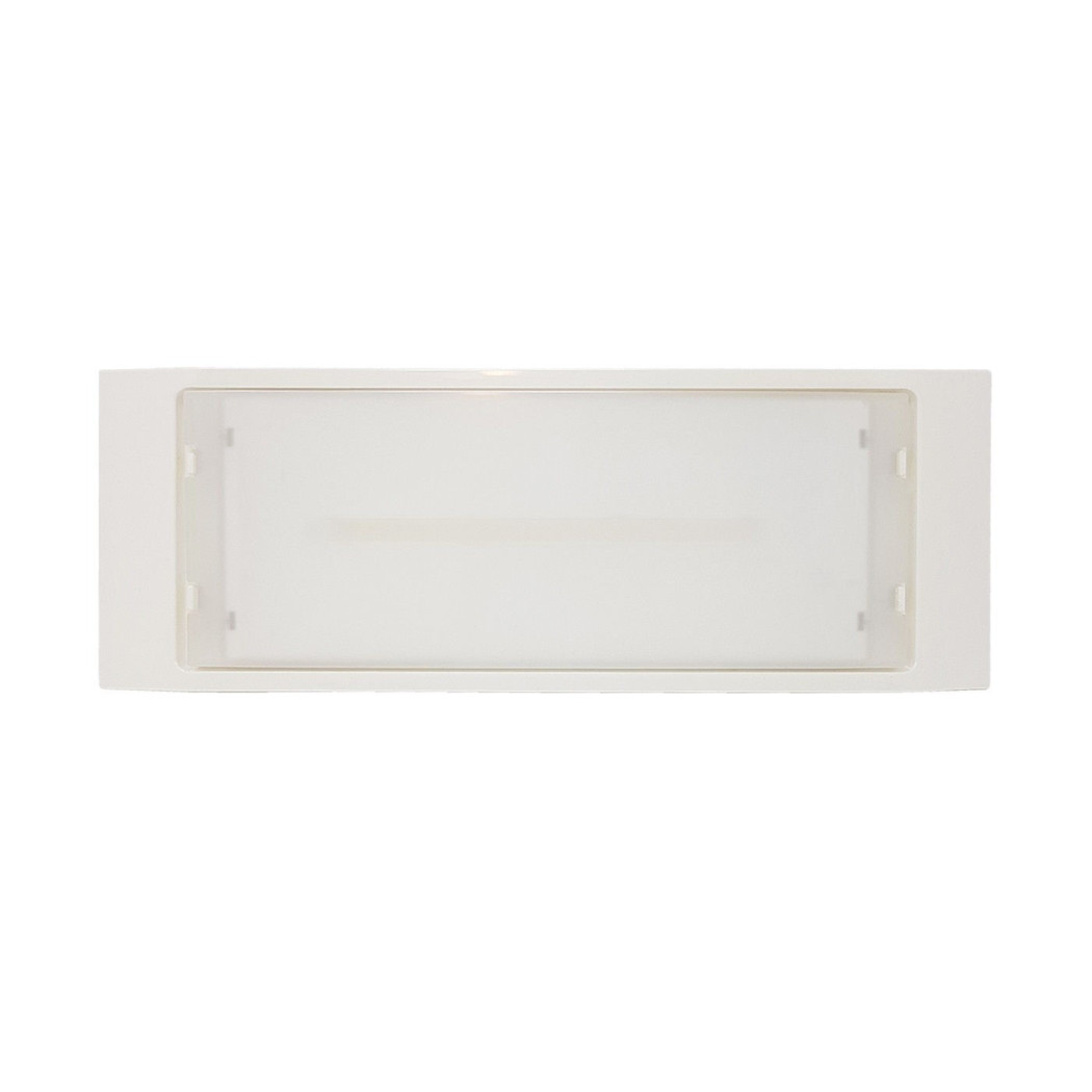 foto del prodotto trade shop lampada plafoniera emergenza luce led 4w incasso parete ip40 de lite 6500k 