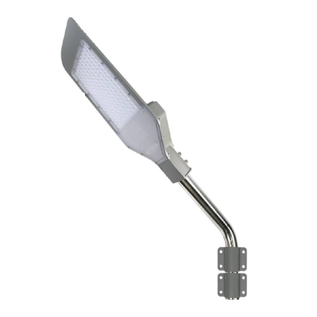 foto del prodotto trade shop lampada stradale led lampione 150w faro luce fredda 6500k ip65 staffa f150w gf8 