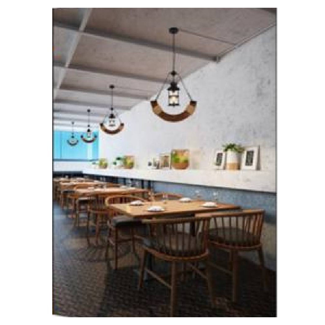 foto del prodotto trade shop lampadario da soffitto a sospensione attacco e27 stile retr vintage lampada b51 