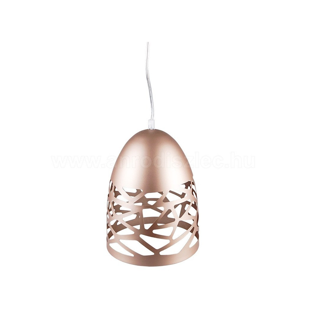 foto del prodotto trade shop lampadario pendente a sospensione colore oro champagne stile elegante vt 7200 
