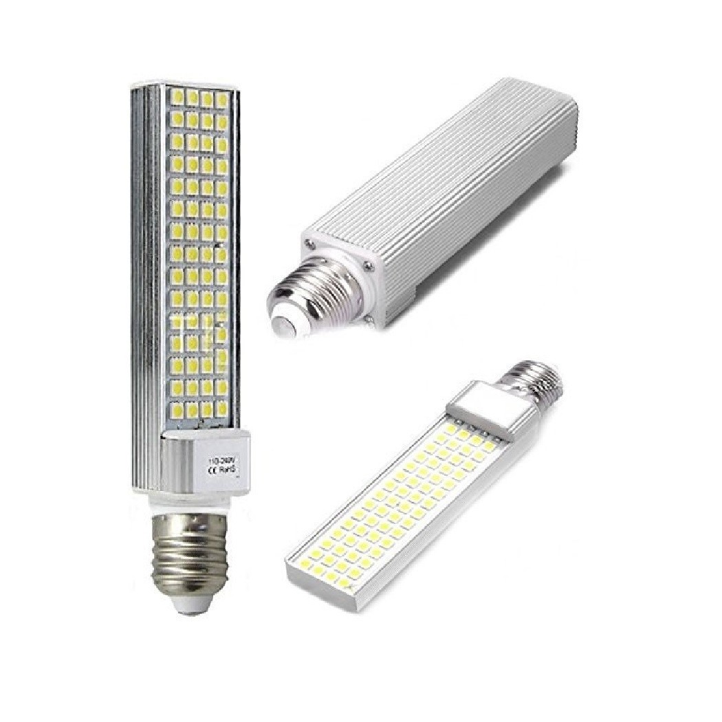 foto del prodotto trade shop lampadina a 64 led 5050smd con attacco e27 15w faretto luce bianco freddo caldo bianco freddo 