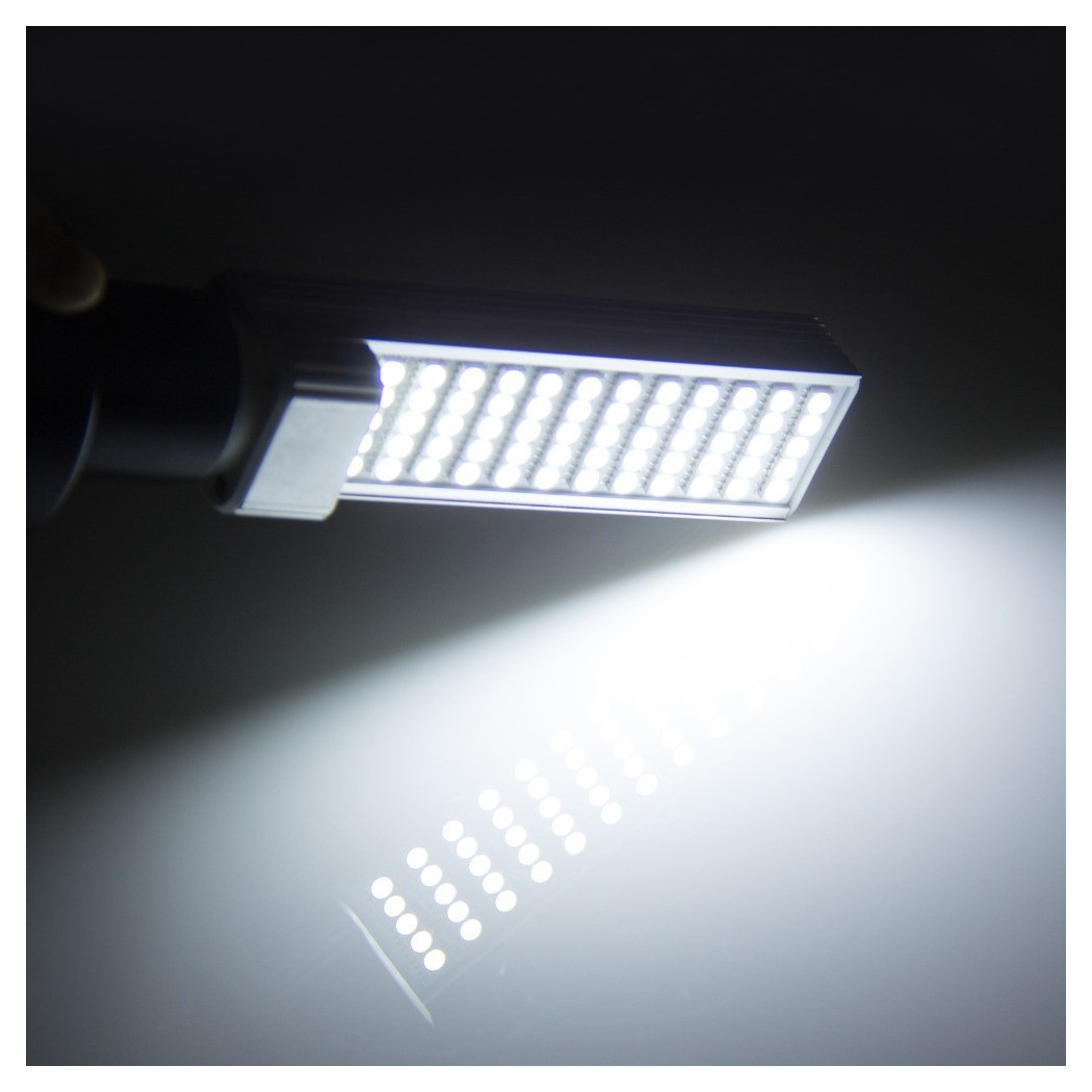 foto del prodotto trade shop lampadina lampada faretto g24 pl 15w 220v 60 led luce bianco freddo caldo bianco freddo 