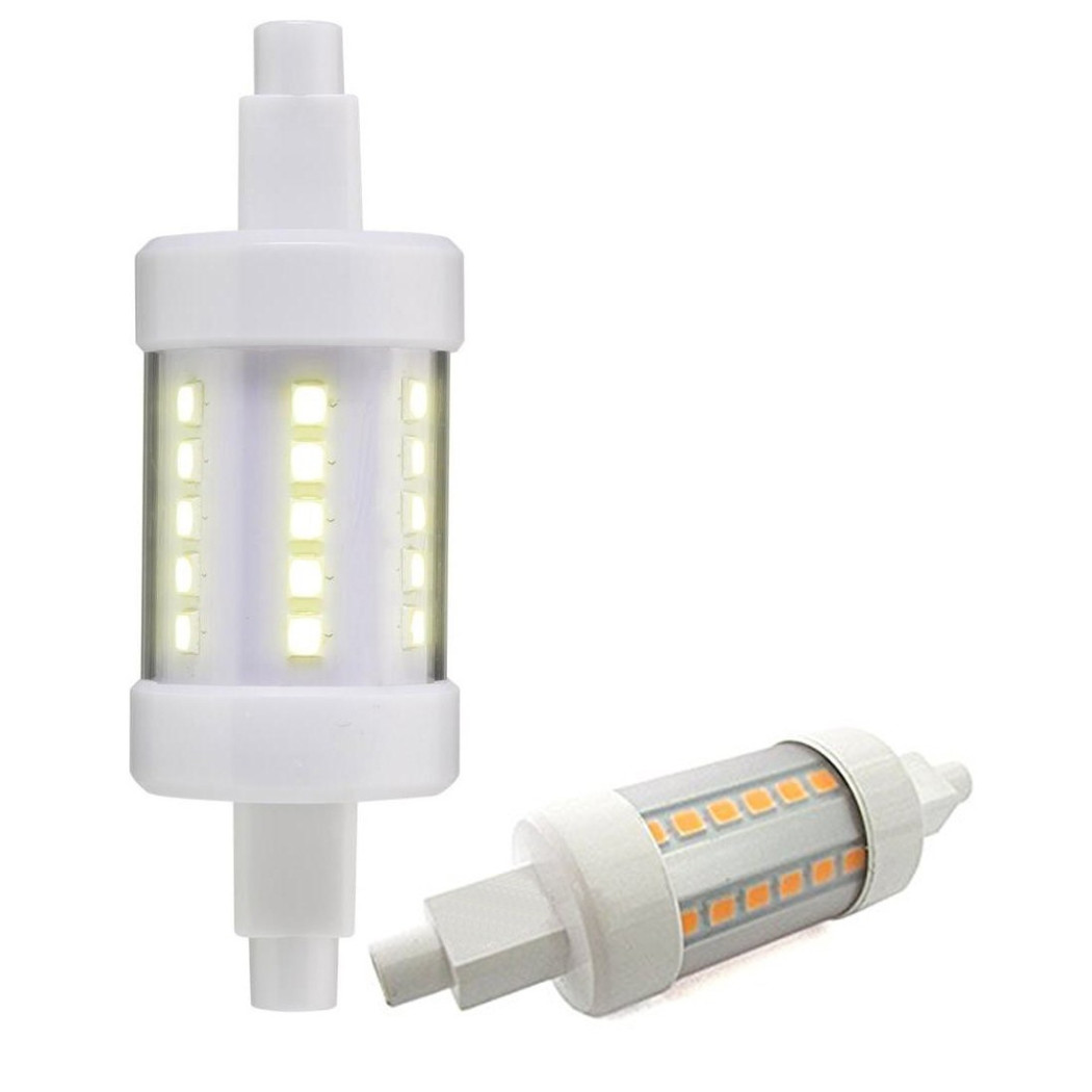 foto del prodotto trade shop lampadina lampada led r7s 78mm led 2835 sostituzione alogena 6500k 4,5w 360 