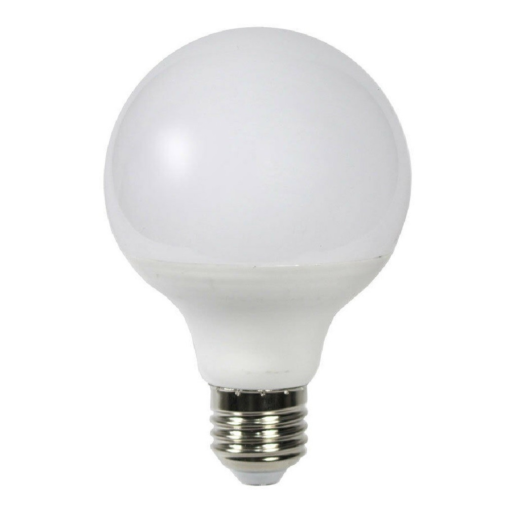 foto del prodotto trade shop lampadina led 12 w attacco e27 globo g80 sfera luce 6500k 3000k 4000k g80 02 bianco freddo 