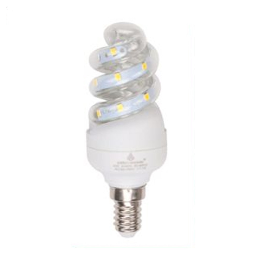 foto del prodotto trade shop lampadina led 13 watt e14 1235lm spirale vortice luce naturale 4000k calda 3000k bianco naturale 