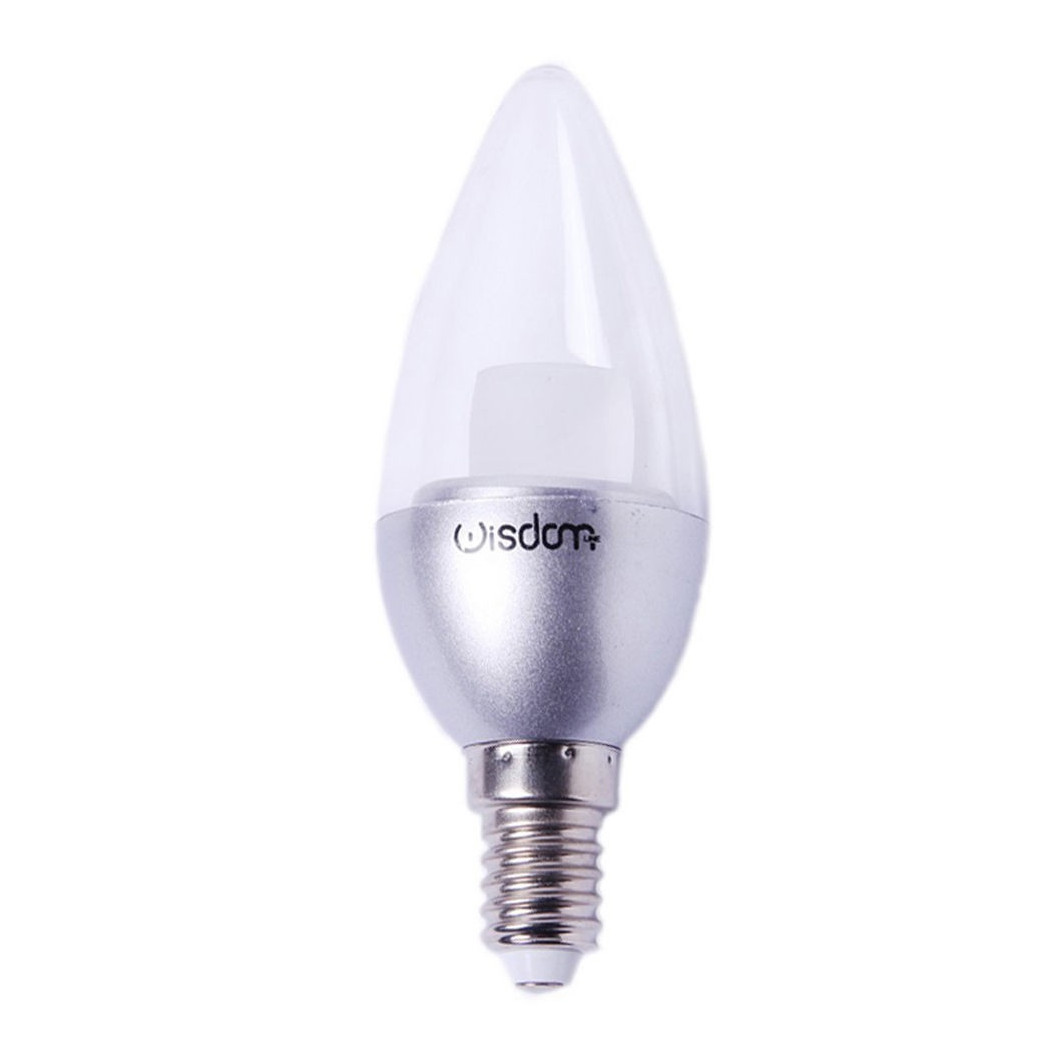 foto del prodotto trade shop lampadina led a candela con attacco piccolo e14 da 4w luce freddo naturale caldo bianco caldo 
