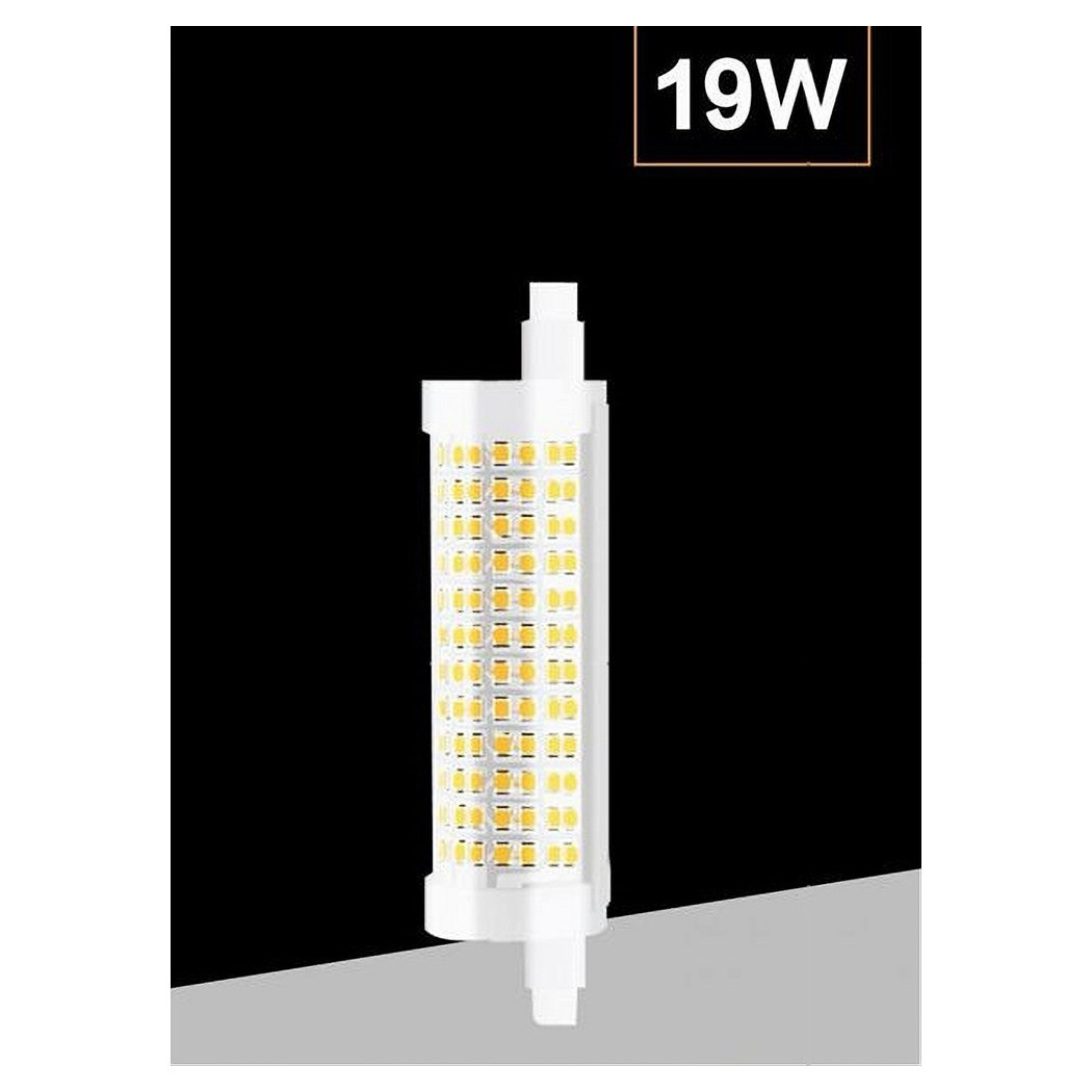 foto del prodotto trade shop lampadina led attacco r7s 19 watt 2500 lm luce calda naturale fredda r7s 19w 001 bianco freddo 