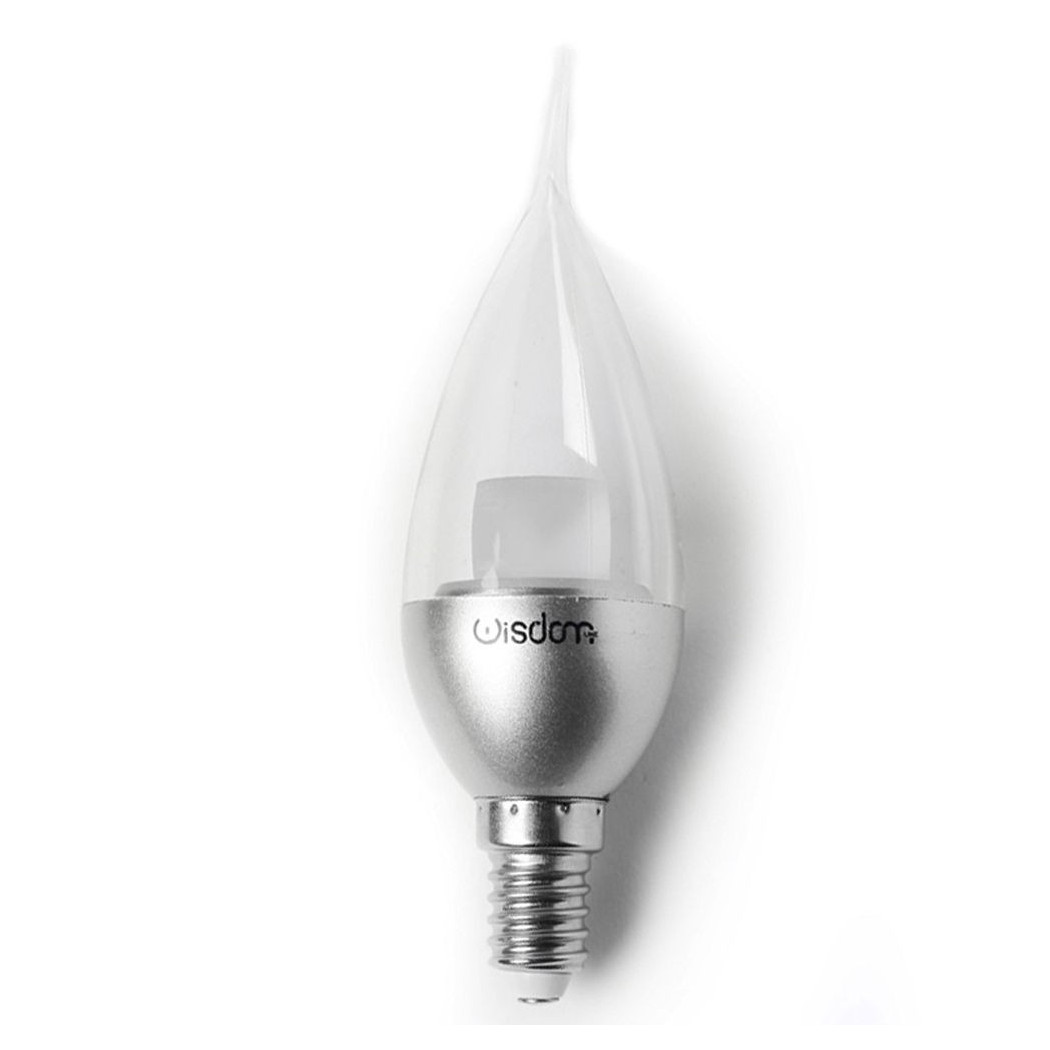 foto del prodotto trade shop lampadina led colpo vento e14 da 4w luce freddo naturale caldo bianco caldo 