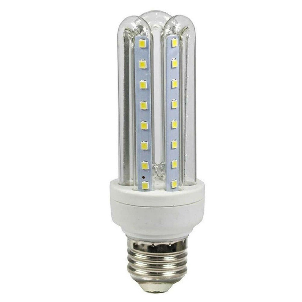 foto del prodotto trade shop lampadina led e27 12 w lampada tubolare luce calda fredda naturale u 12w bianco freddo 