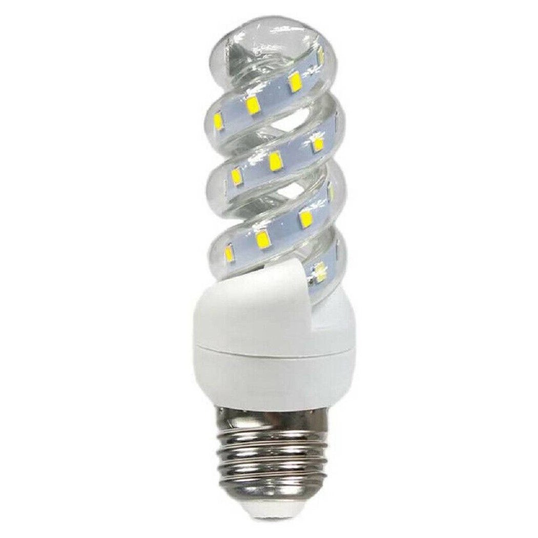 foto del prodotto trade shop lampadina led e27 13w spirale luce fredda calda naturale 6500k 4000k 3000k s13w bianco freddo 