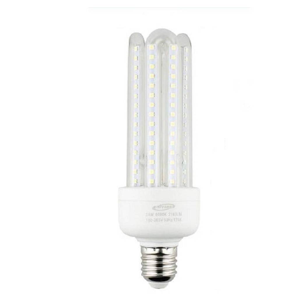 foto del prodotto trade shop lampadina led e27 da 24 watt luce calda 3000k fredda 6500k naturale 4000k 4u 04t bianco freddo 