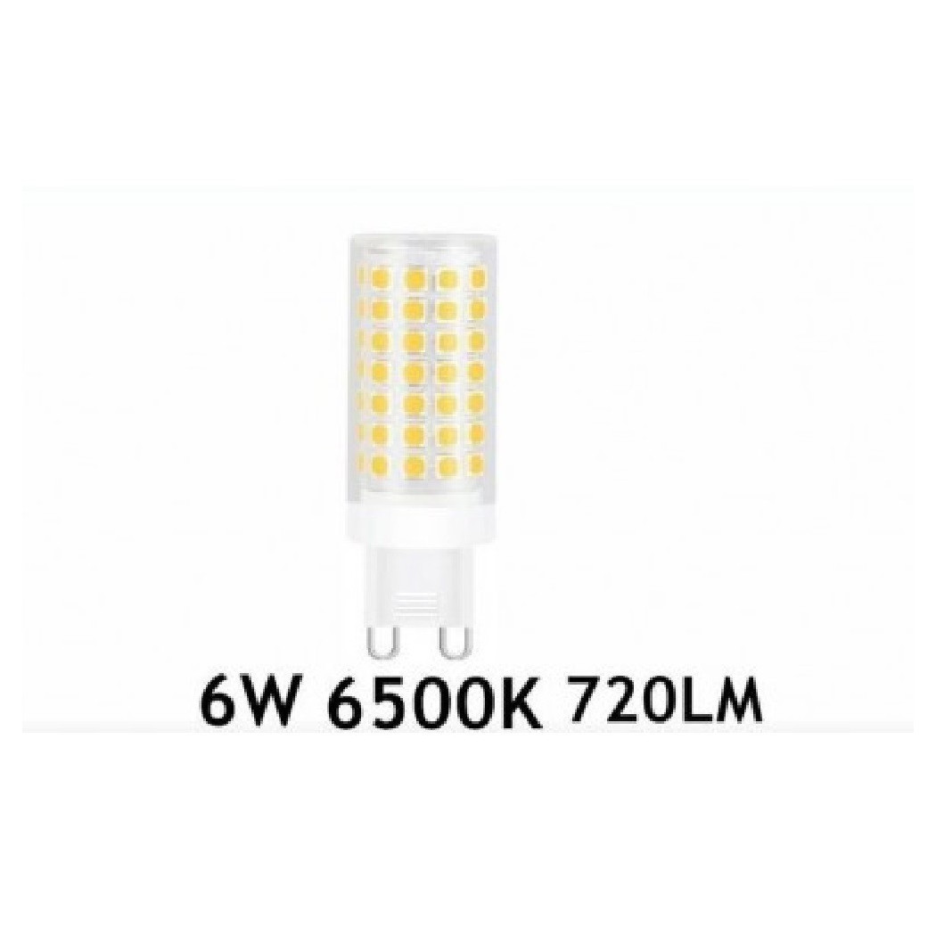 foto del prodotto trade shop lampadina led g9 6 watt 720lm luce calda 3000k naturale 4000k fredda 6500k bianco freddo 