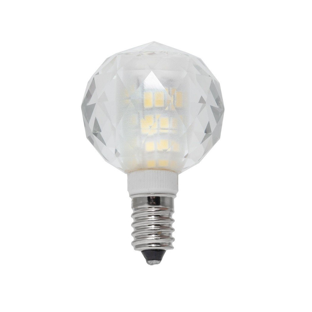 foto del prodotto trade shop lampadina led globo e14 vetro cristallo lampada 6watt luce calda fredda naturale bianco naturale 