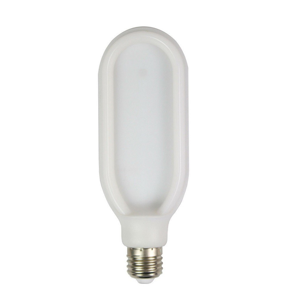 foto del prodotto trade shop lampadina led slim appiattita e27 15w luce 4000k 6500k 3000k illuminazione g160 bianco naturale 