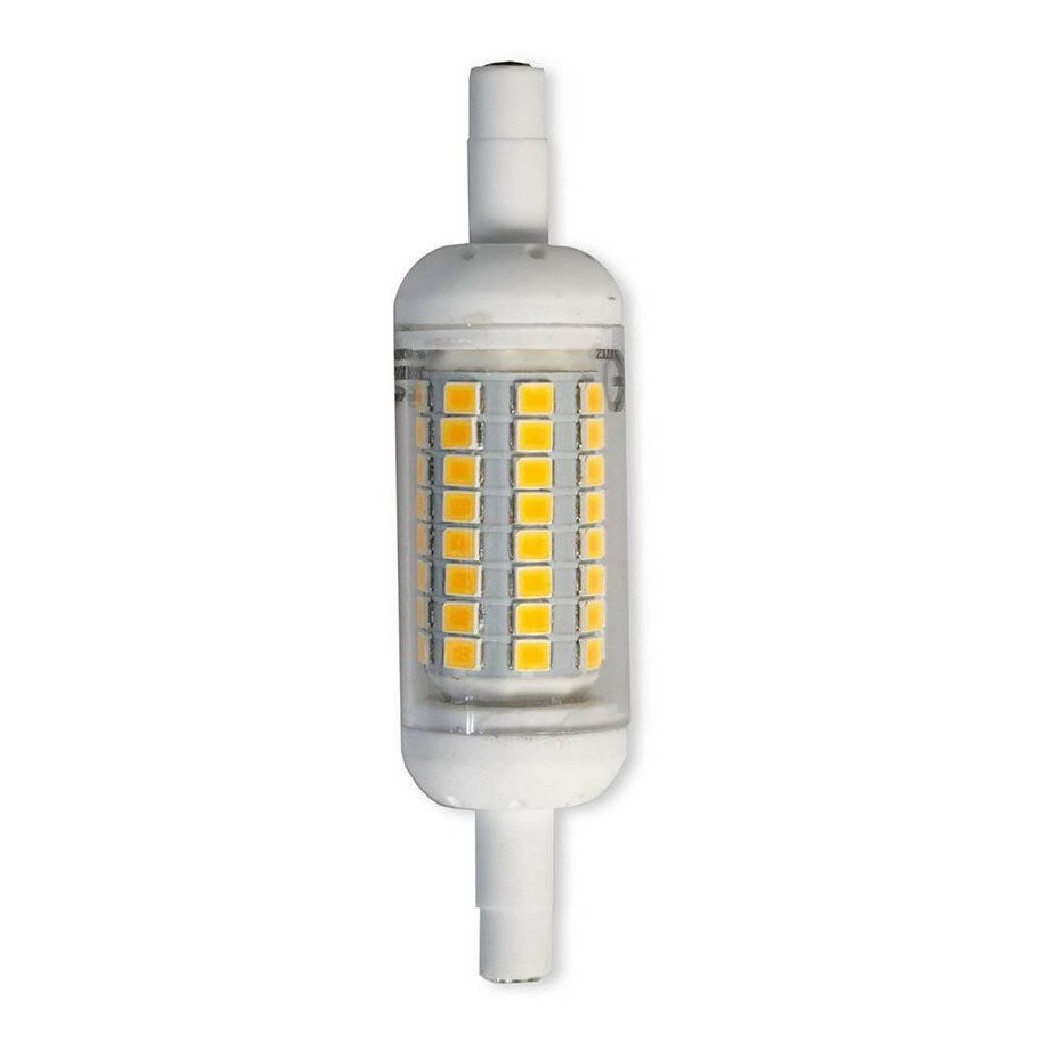 foto del prodotto trade shop lampadina led smd r7s 6 watt lampada ricambi fari luce 6500k 4000k 3000k 78mm bianco freddo 