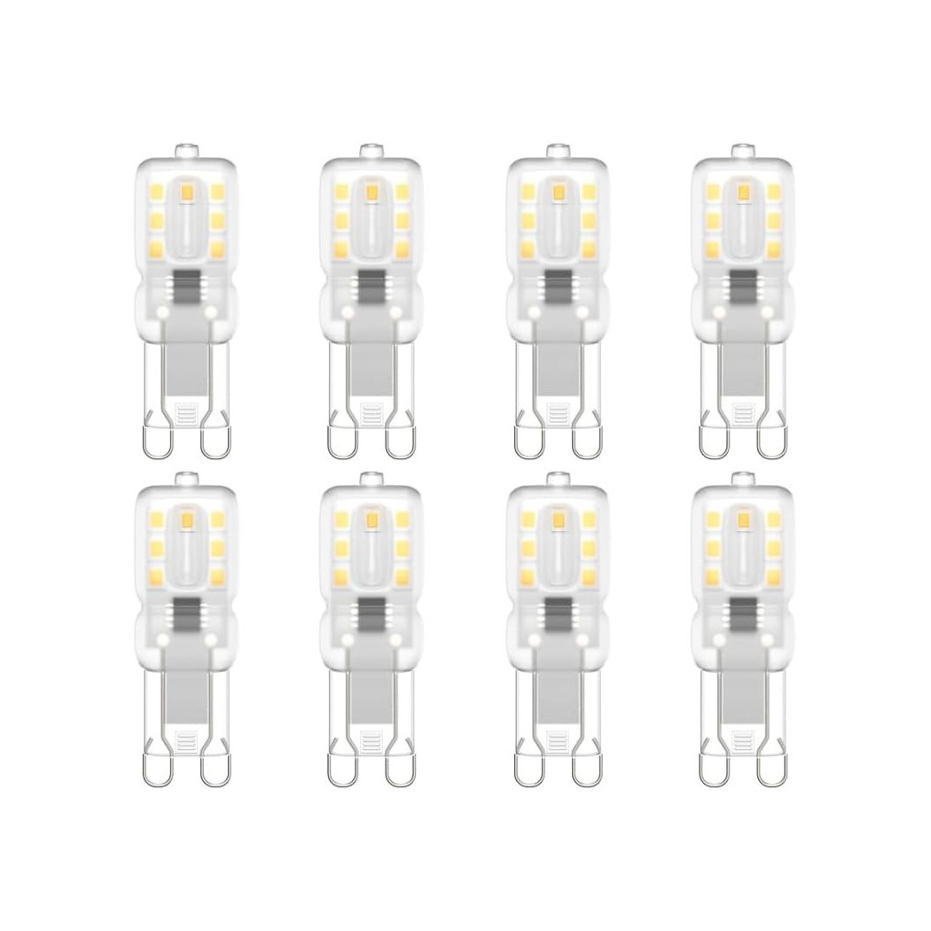 foto del prodotto trade shop lampadina per faretto 2w led 2 smd 3535 attacco g9 luce bianca fredda calda 220v bianco freddo 
