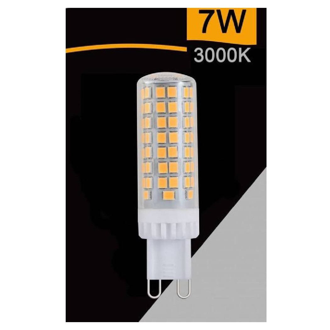 foto del prodotto trade shop lampadina tubolare led smd g9 7 w 820 lm luce 3000k 4000k 6500k sparac g9 7w ce2 bianco caldo 