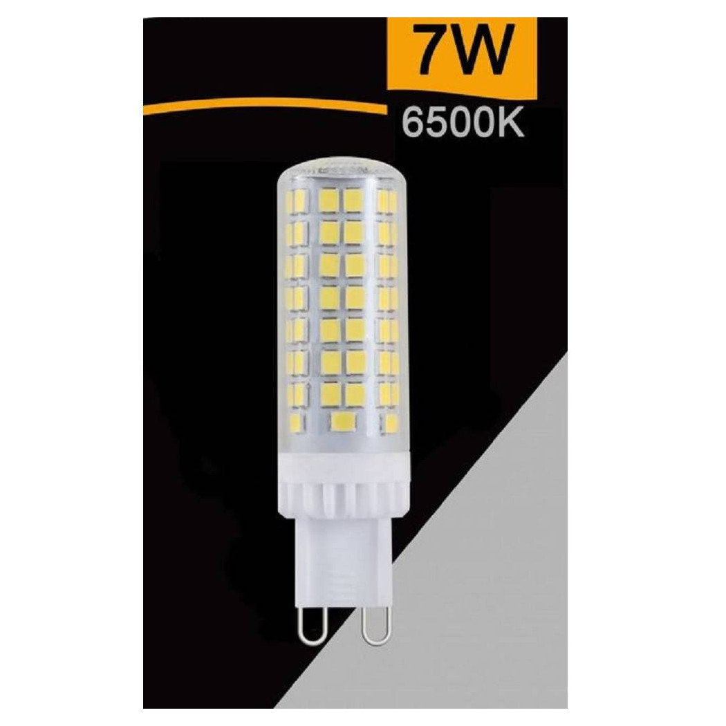 foto del prodotto trade shop lampadina tubolare led smd g9 7 w 820 lm luce 3000k 4000k 6500k sparac g9 7w ce2 bianco freddo 