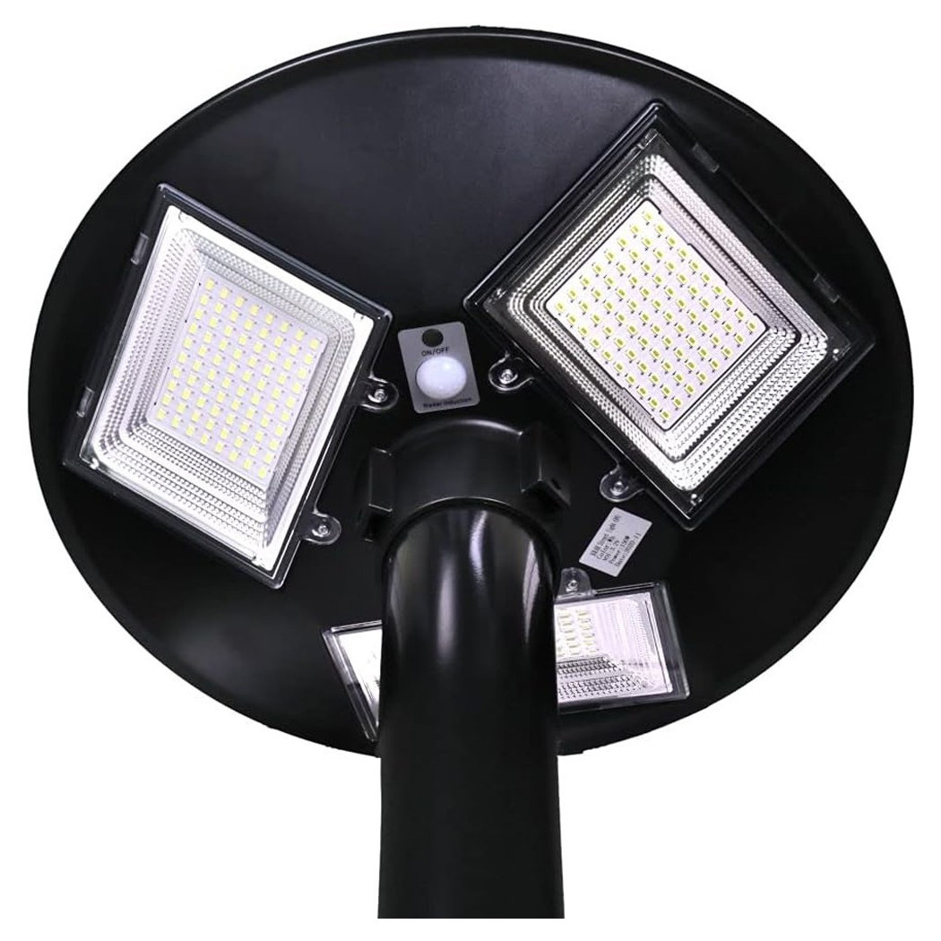 foto del prodotto trade shop lampione solare ufo a led 1500lmn per esterno ip65 150w con sensore di movimento 
