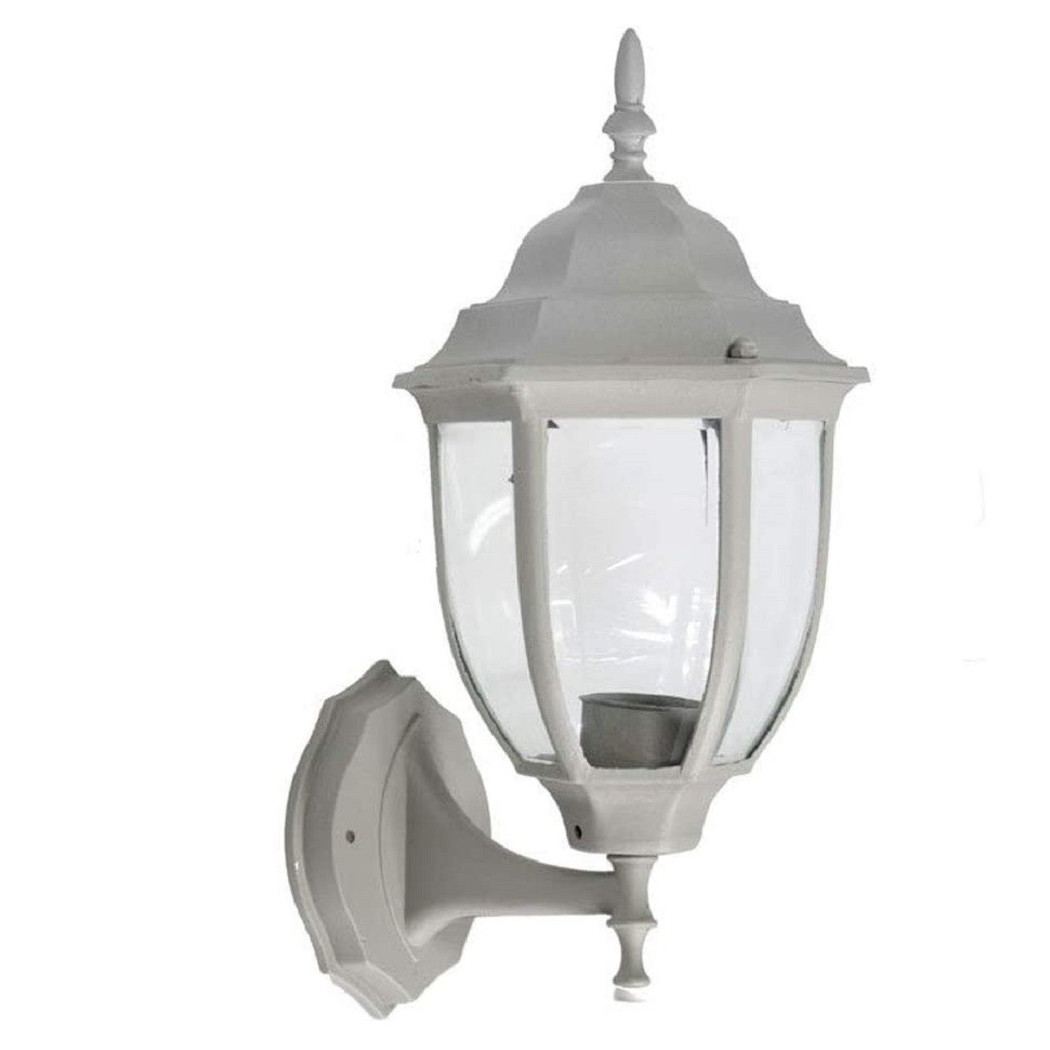 foto del prodotto trade shop lanterna da giardino antica lampada parete applique da esterno a muro retr es09 grigio