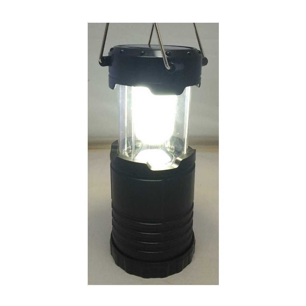 foto del prodotto trade shop lanterna lampada da campeggio trekking ricaricabile ad energia solare 8 led 