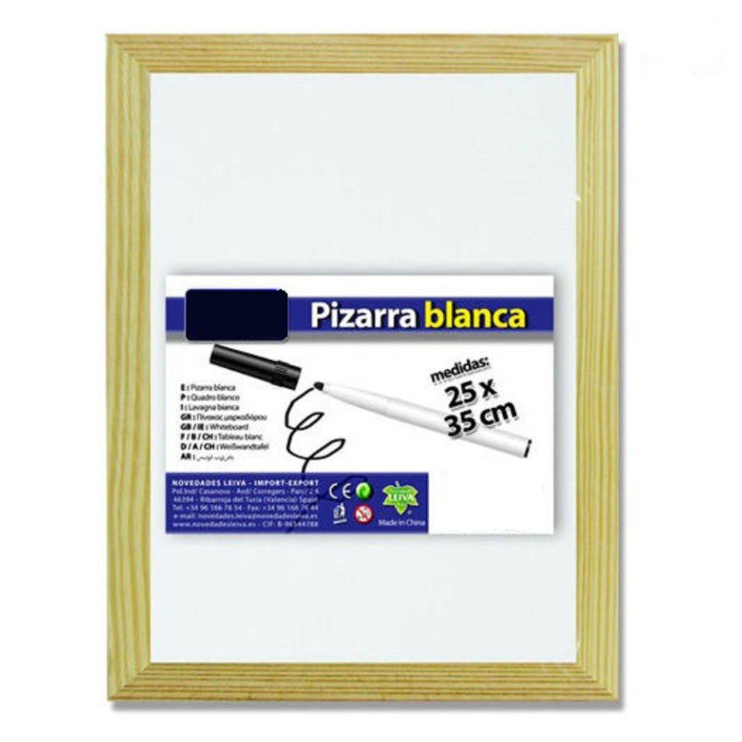 foto del prodotto trade shop lavagna bianca dimensioni 25 x 35 cm lavagnetta ideale per casa ufficio scuola 