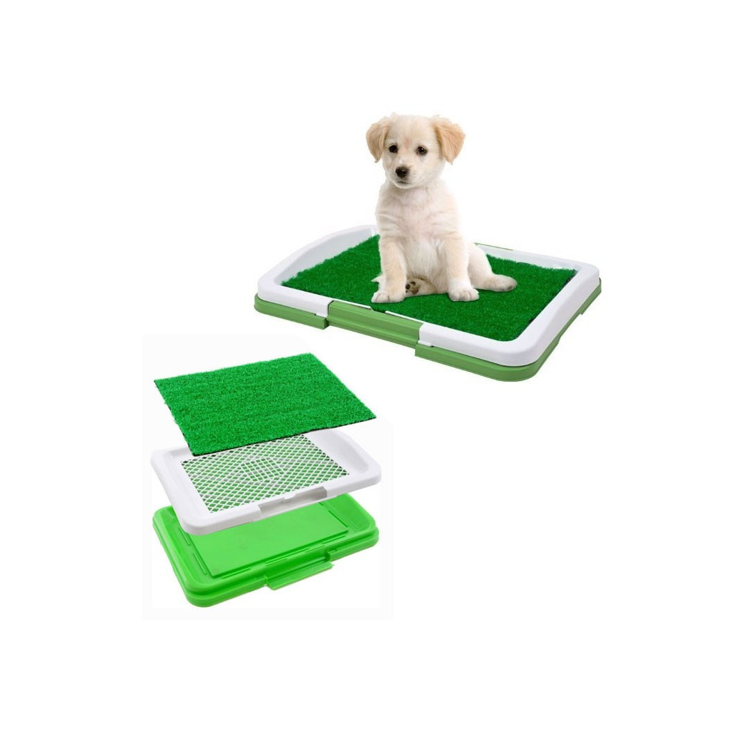 foto del prodotto trade shop lettiera maxi per cucciolo cane erba wc panno assorbente potty cuccioli casa 