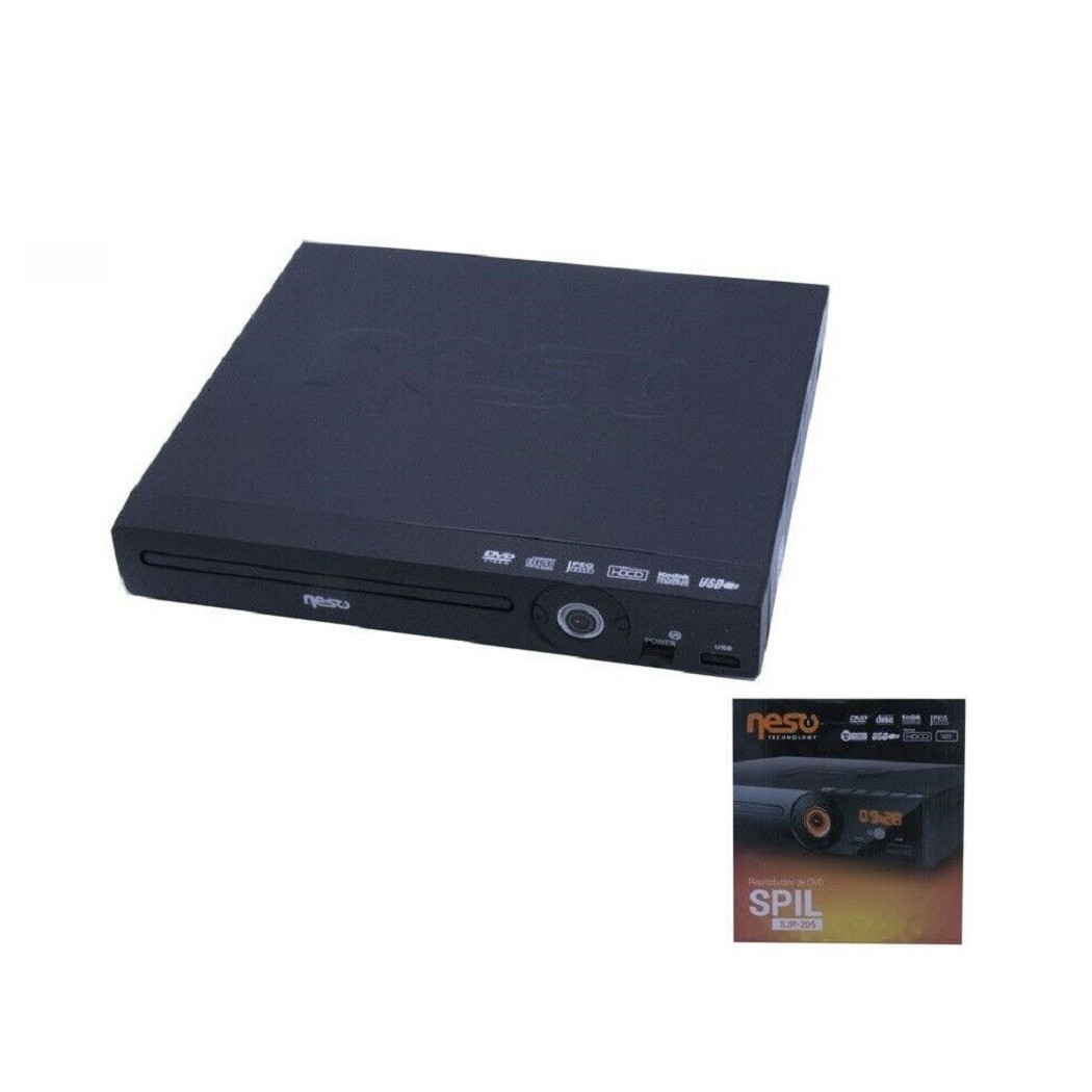 foto del prodotto trade shop lettore dvd div cd mp3 usb hdmi media player telecomando sd jpeg sjp 205 